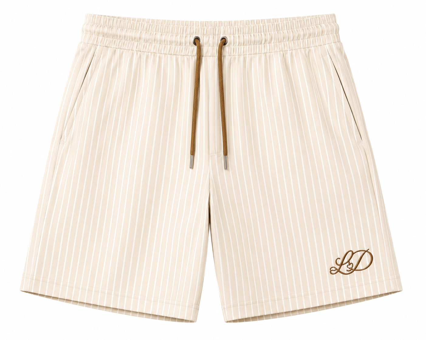 Ivory Swim Shorts — Aureus Drop 002